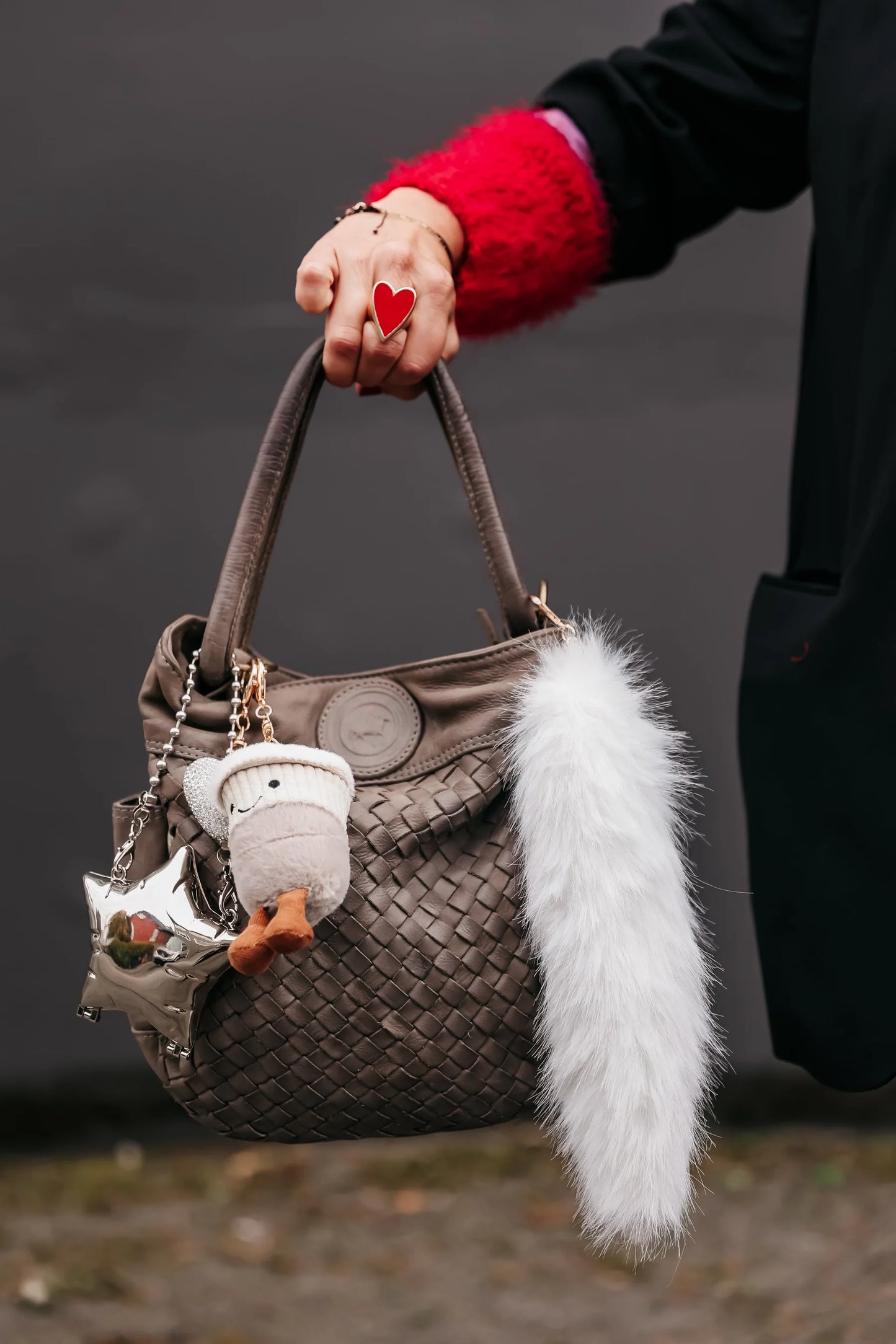 The Stella Silver Micro Bag