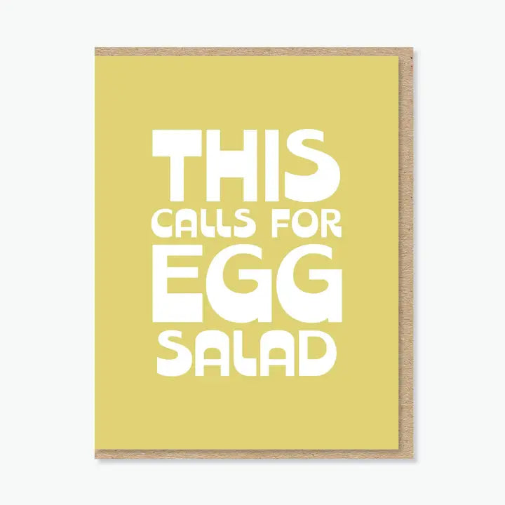 This Calls for Egg Salad Card