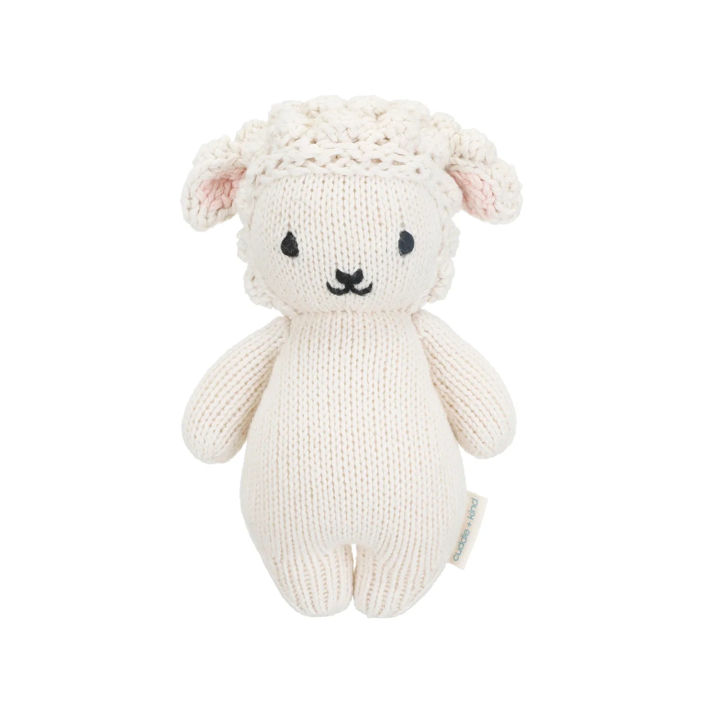 Baby Lamb Hand-Knit Doll