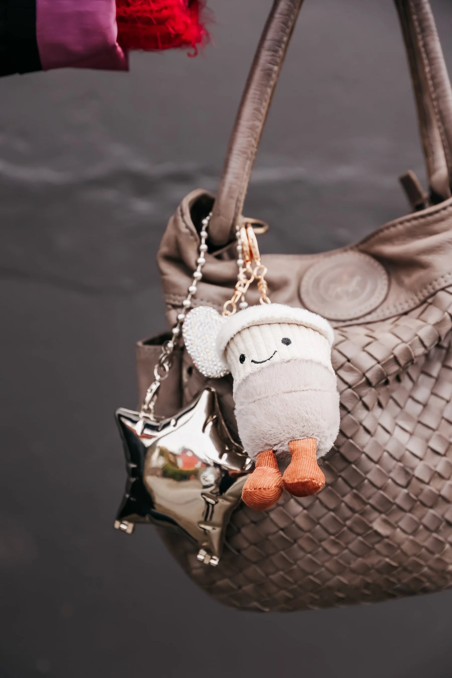 The Stella Silver Micro Bag