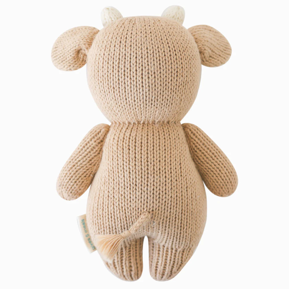 Baby Cow Jersey Hand-Knit Doll