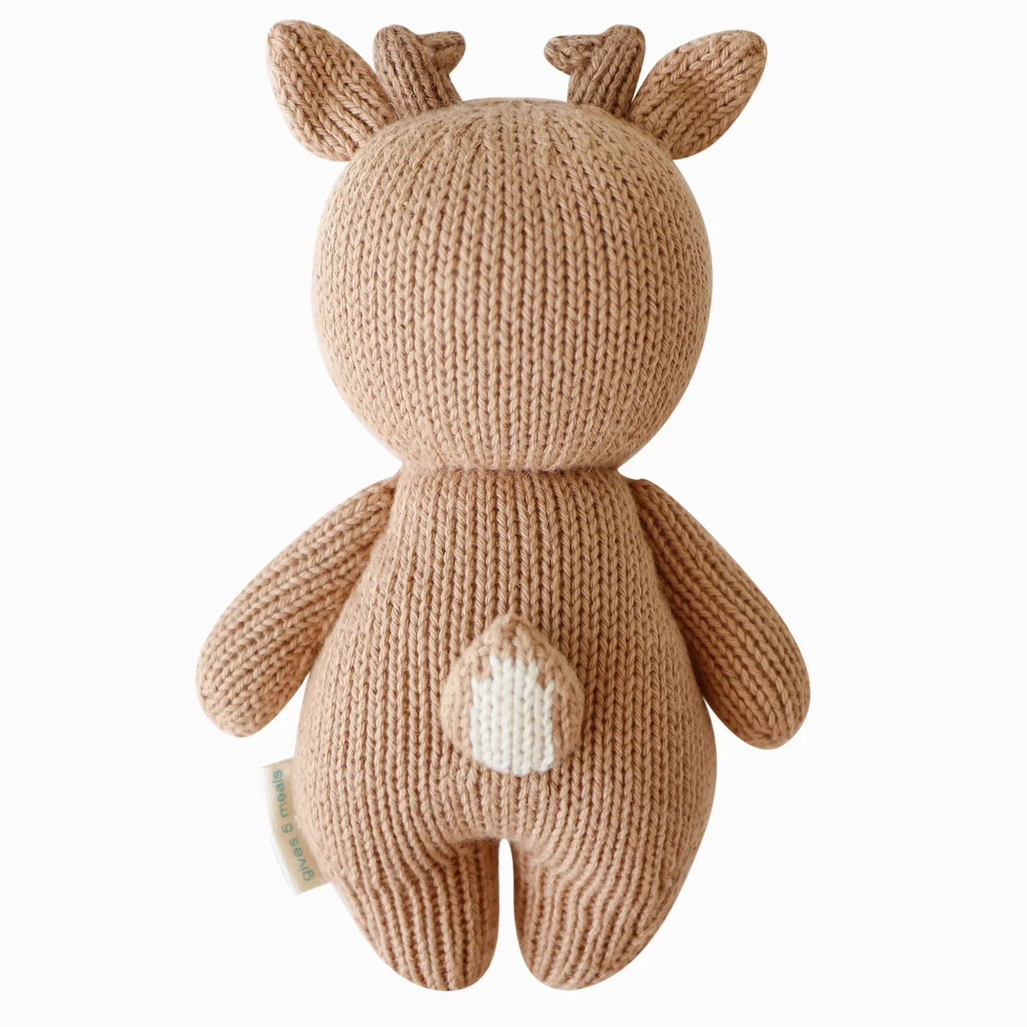 Baby Fawn Hand-Knit Doll