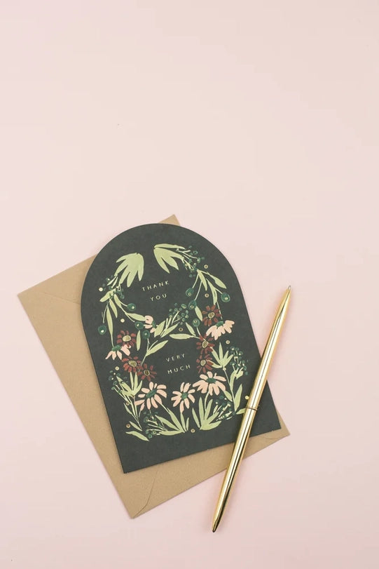 Thank You Very Much Shaped Card