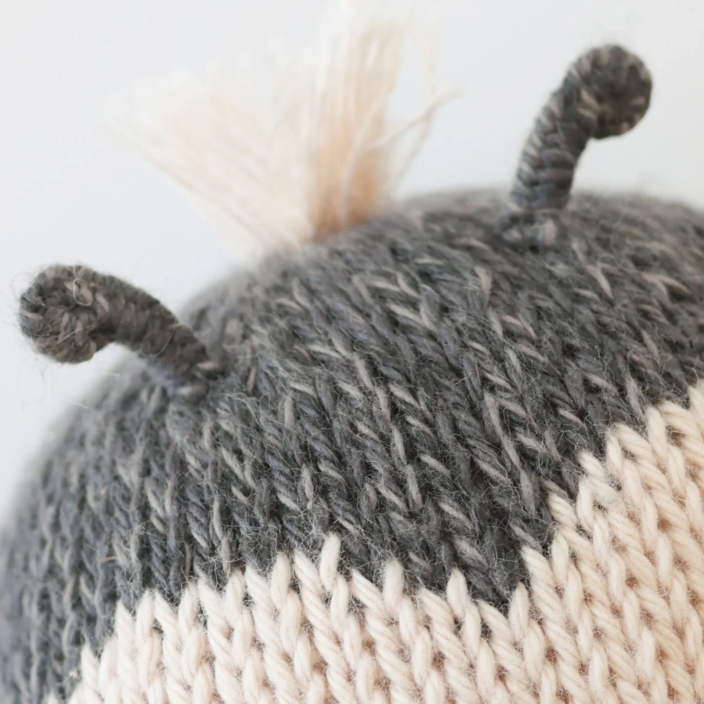 Baby Ladybug Hand-Knit Doll