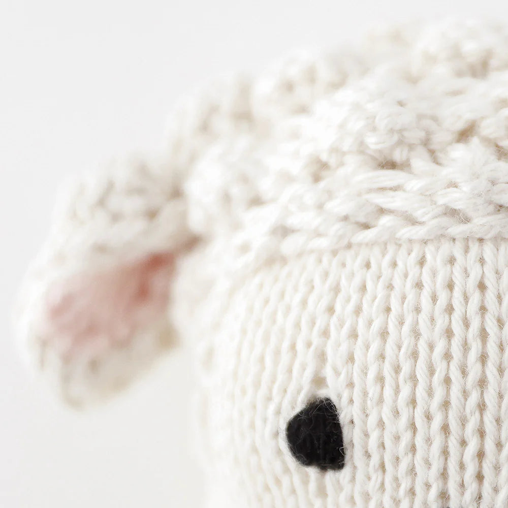 Baby Lamb Hand-Knit Doll