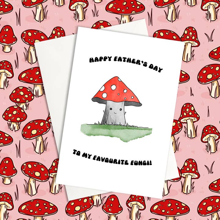 Favourite Fungi Father's Day Card