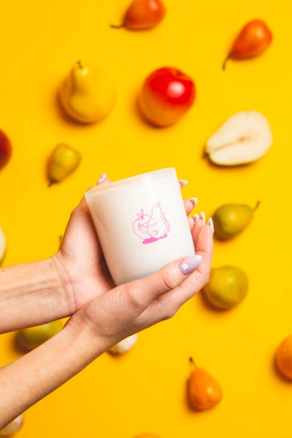 Sunnyside Pear & Nectarine Coconut Soy 8 oz Candle