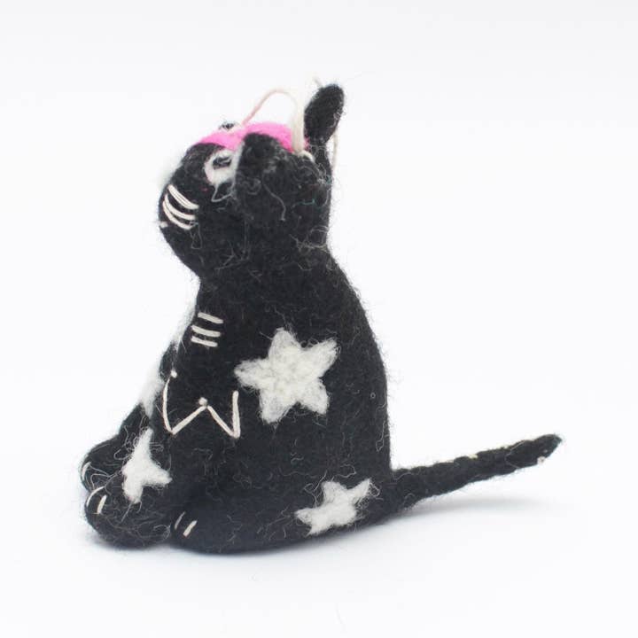 Kitty Starfluff Felt Decoration
