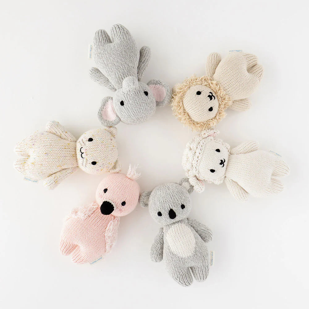 Baby Lamb Hand-Knit Doll