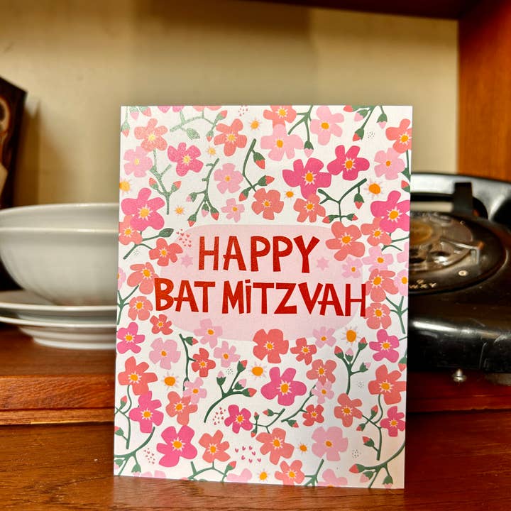 Happy Bat Mitzvah Card