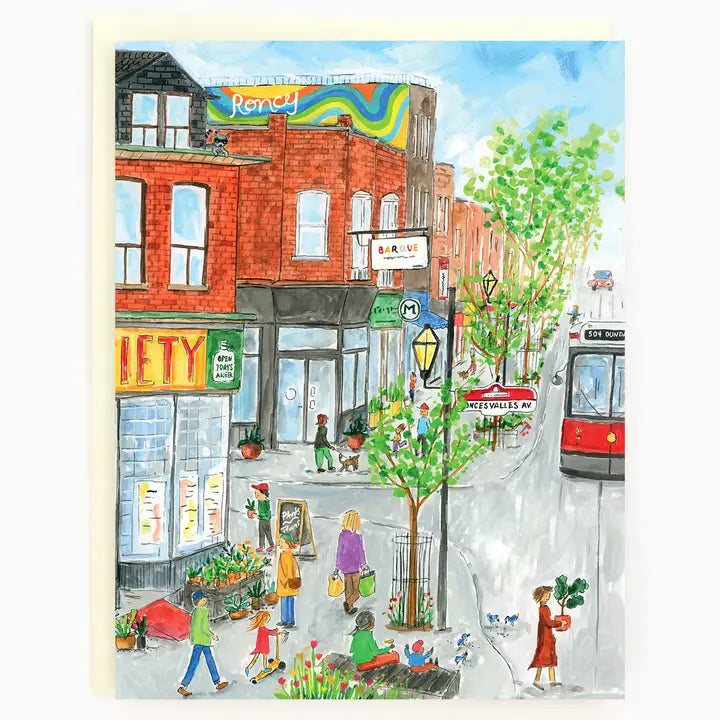 Toronto Neighbourhoods' Blank Boxed Card