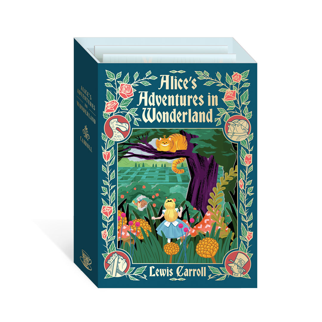 Alice in Wonderland 3D Greeting Card