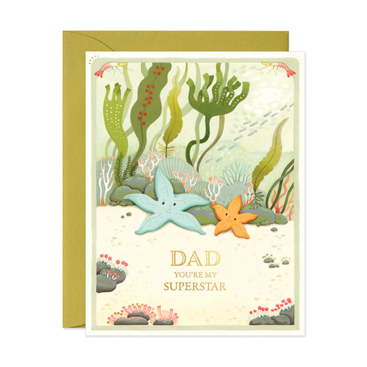 Starfish Father's Day Card
