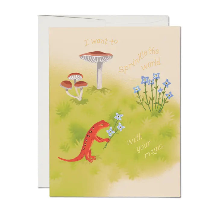 Gecko Magic Friendship Greeting Card