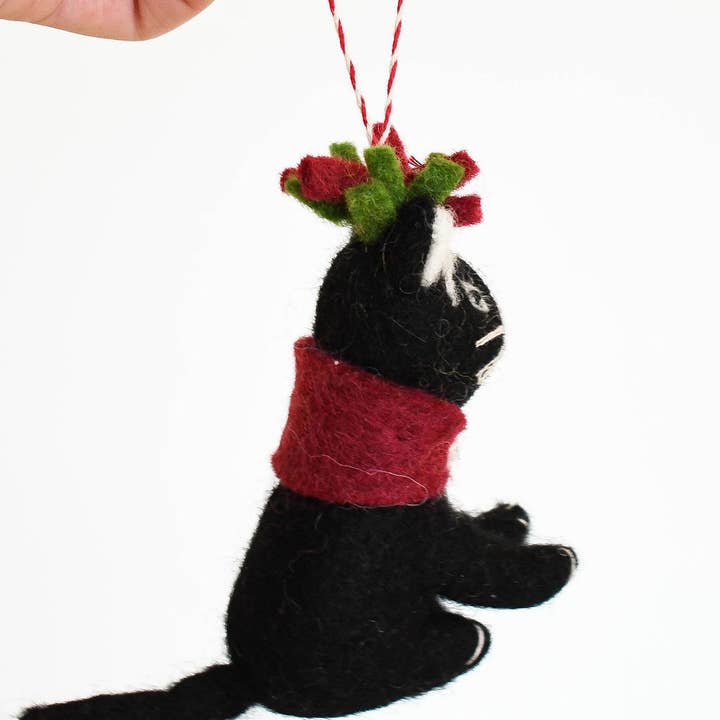 Frida Catli Art Cat Felt Decoration