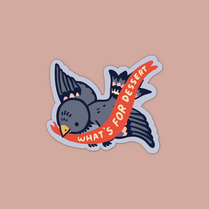 S34 What's for Dessert Waterproof Vinyl Sticker