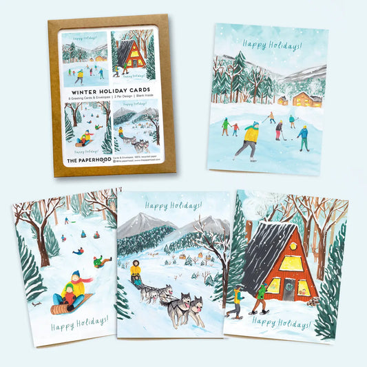 Winter Nature Holiday Boxed Cards