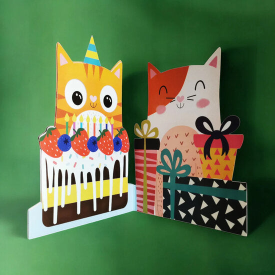 Cat Interactive Birthday Card
