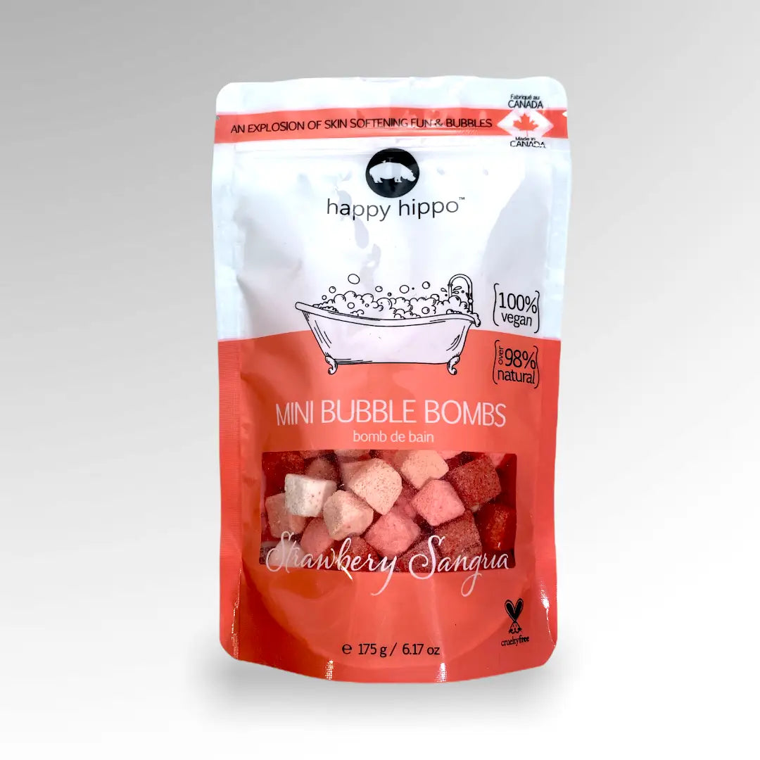 Strawberry Sangria Mini Bubble Bath Bombs