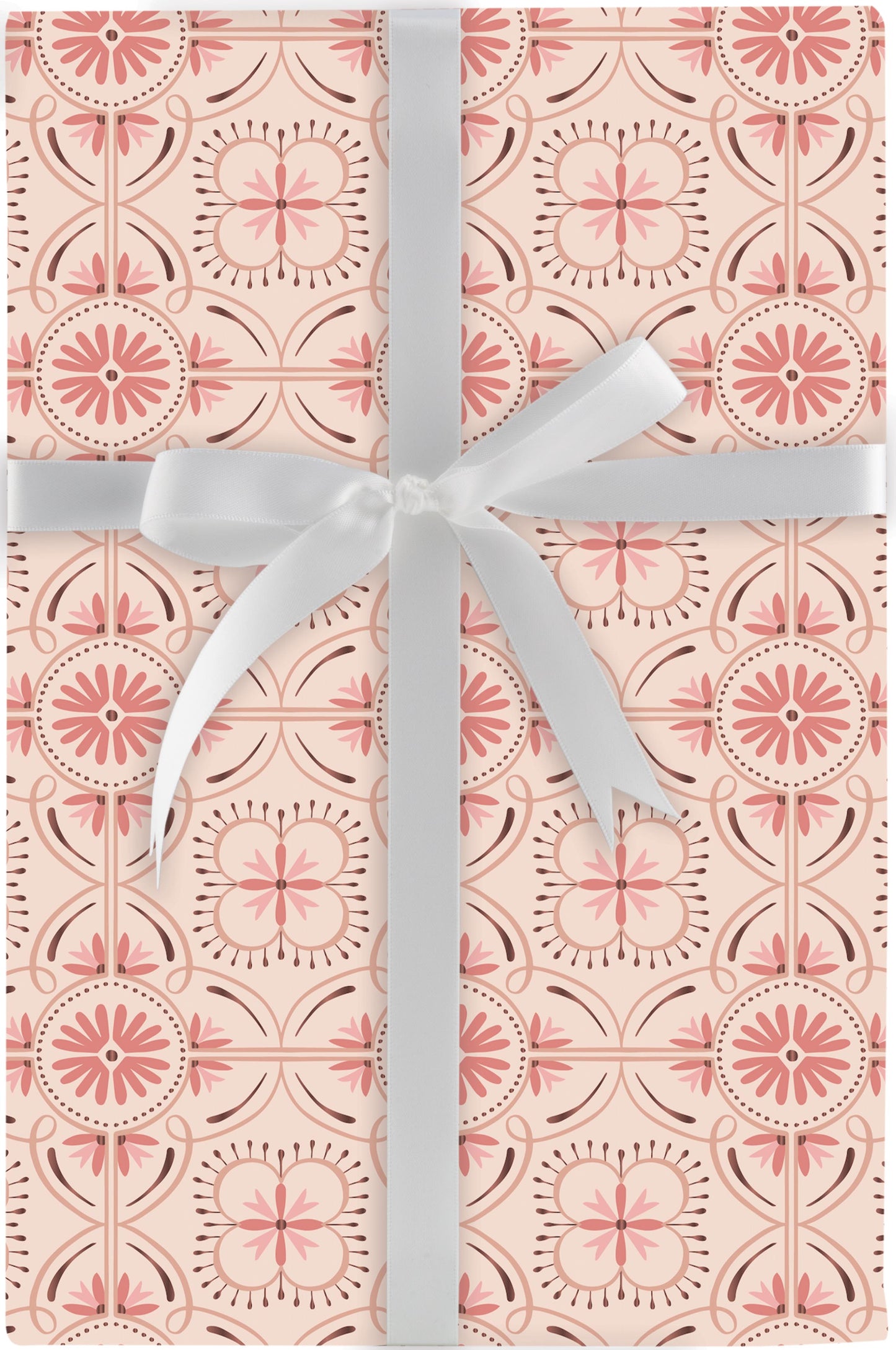 Bohemian Blossom-Tiles Roll Wrap