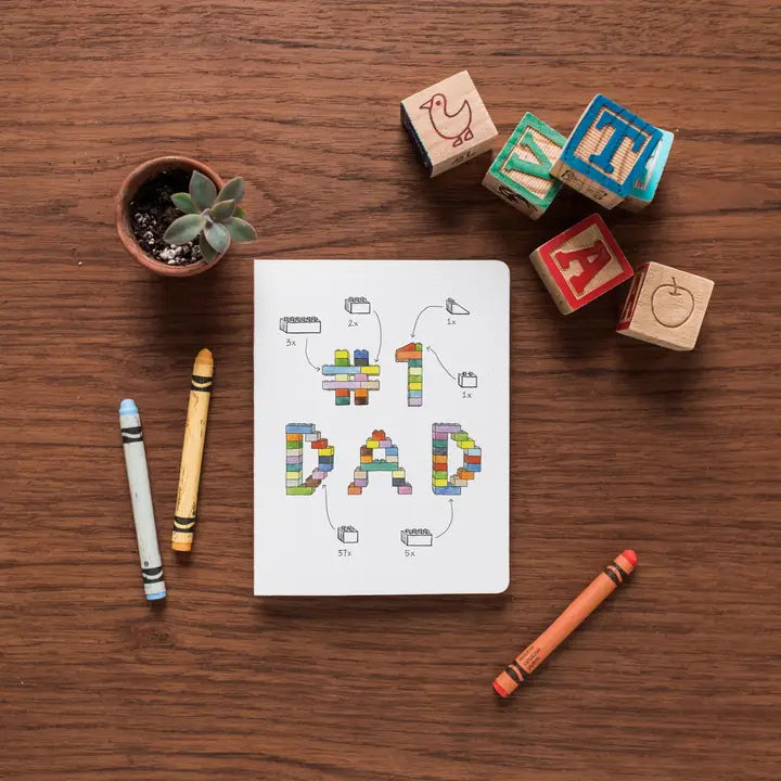 Number 1 Dad Card