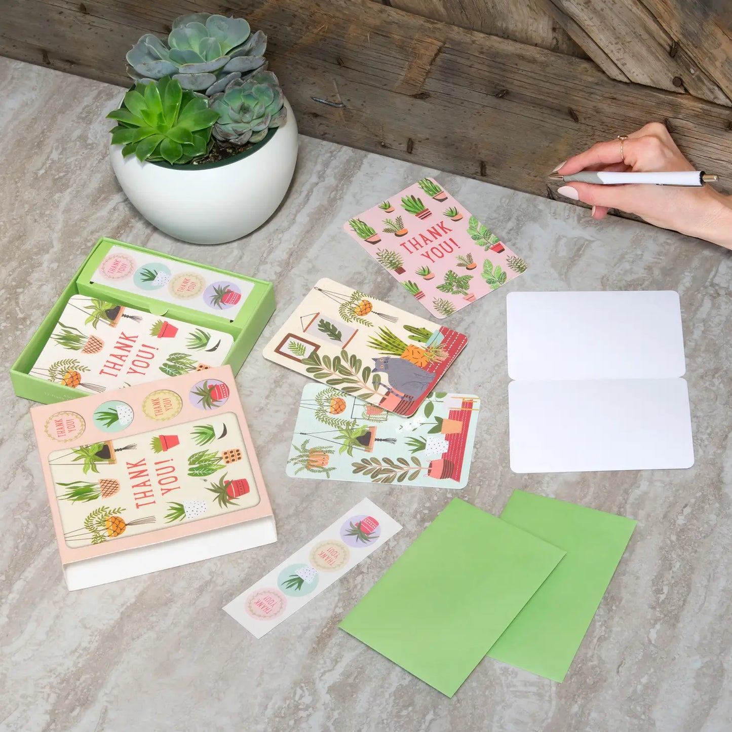 Grow with Me Thank You Boxed Cards