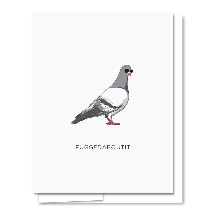 Pigeon Letterpress Card
