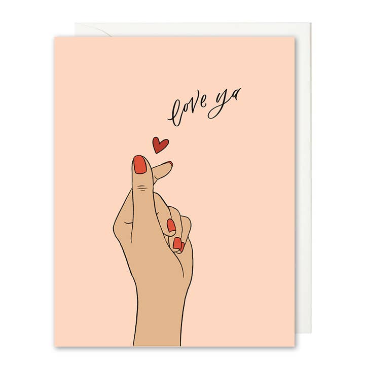 Finger Hearts Card