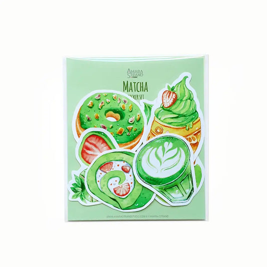 Matcha Sticker Set
