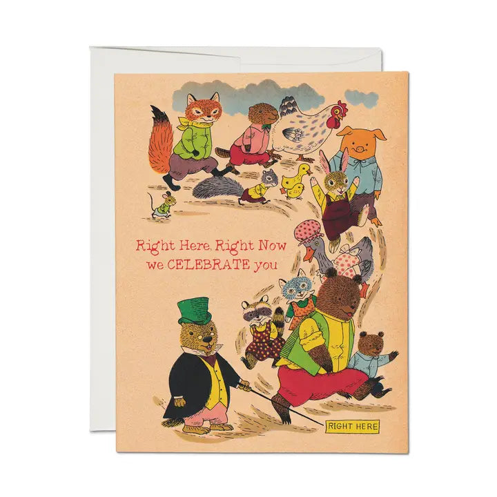 Right Here Greeting Card