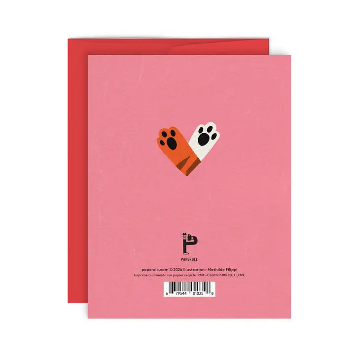 Purrfect Love Greeting Card
