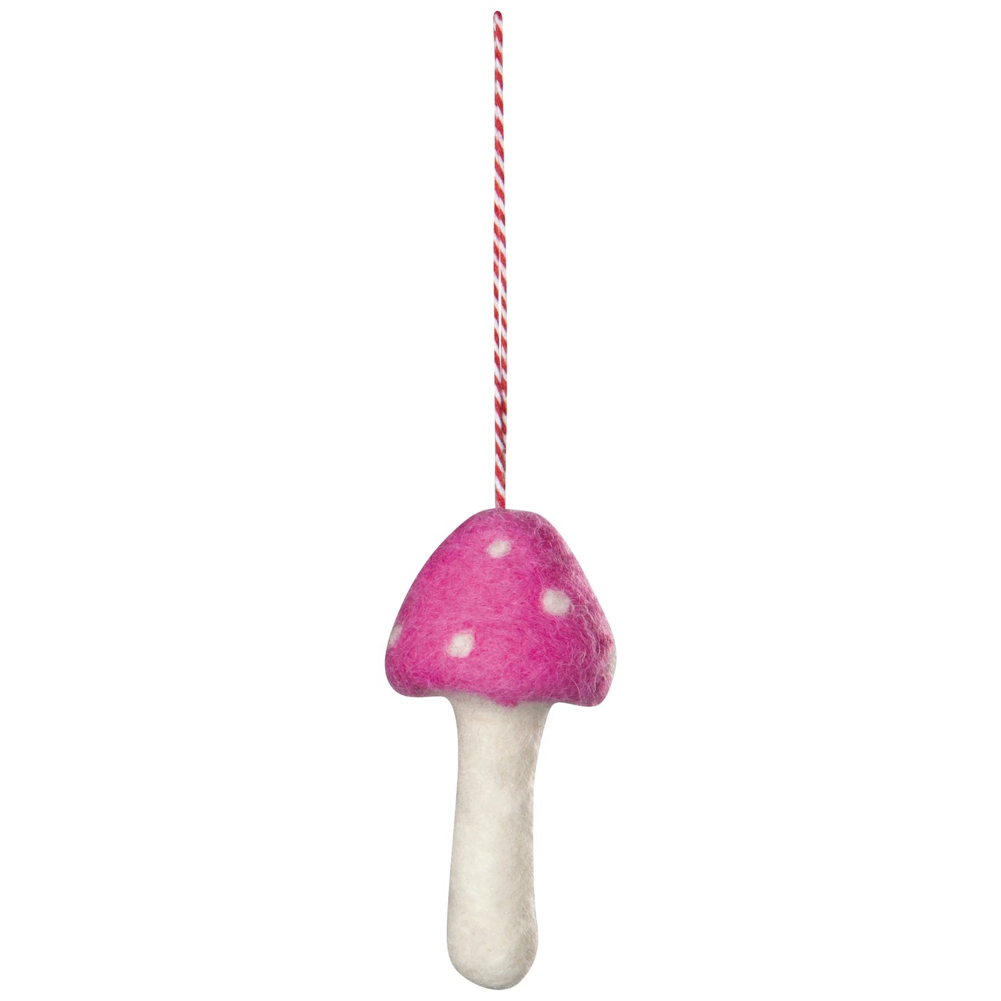 Felt Toadstool Ornament