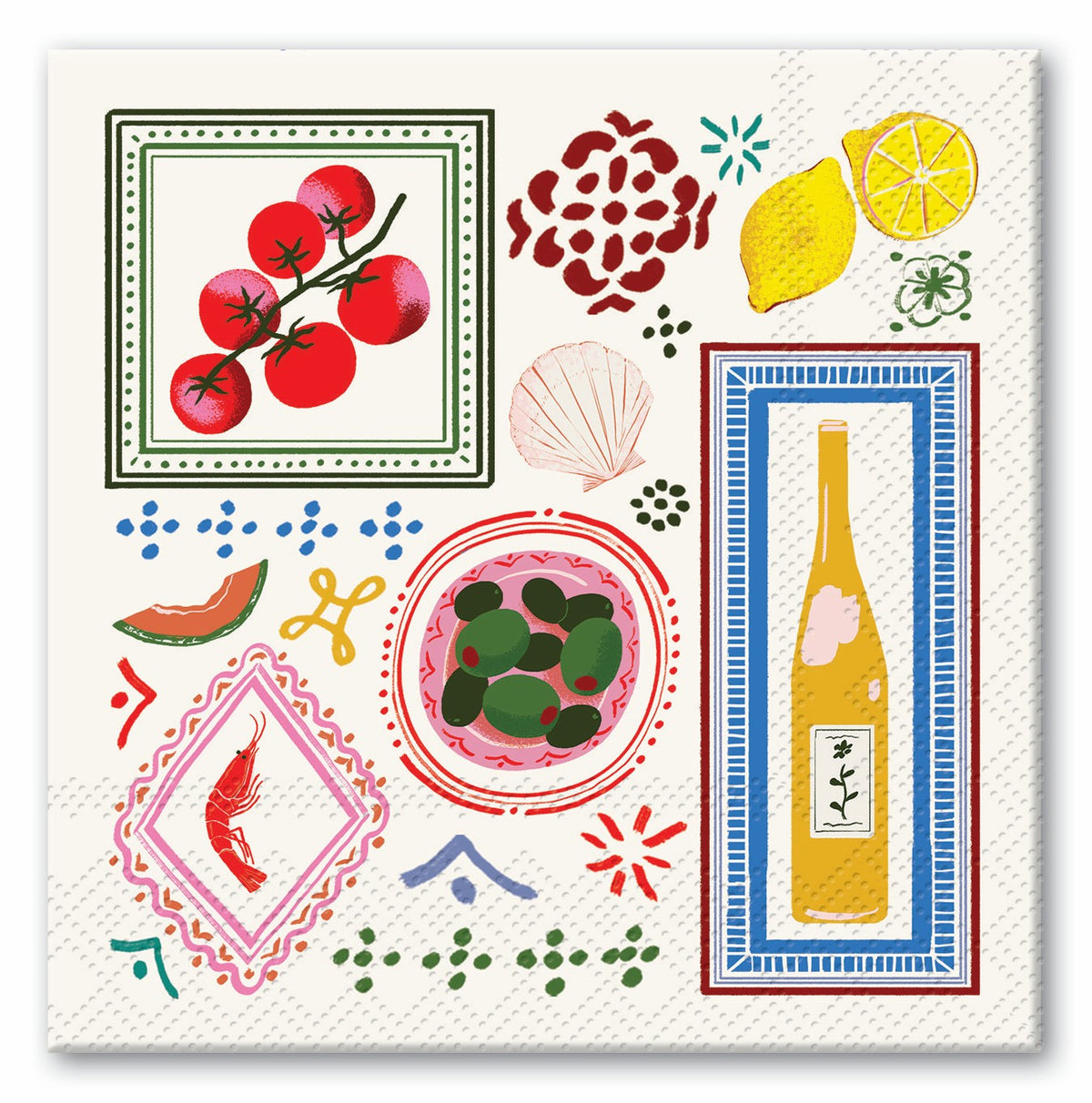 Mediterranea Destinations Beverage Napkin