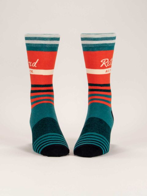 Men's Crew Socks Retired As Fuck