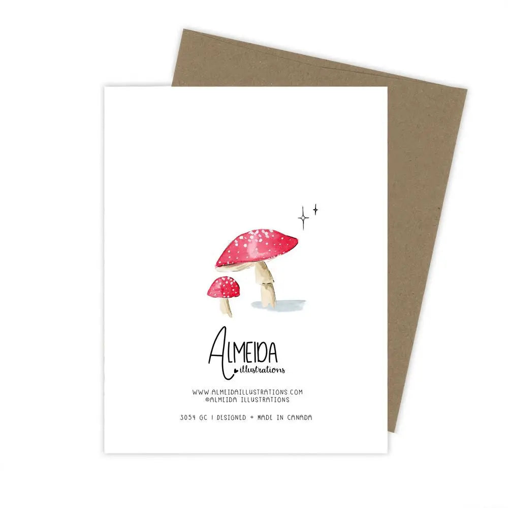 Red Mushroom Magical Birthday Card