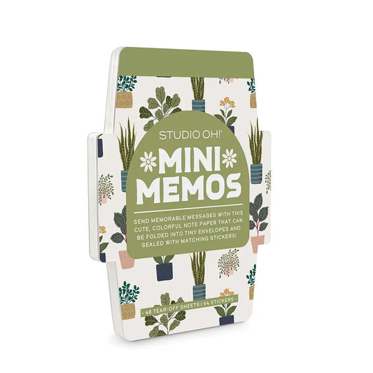 Plant Lover Mini Memo Pad with Stickers