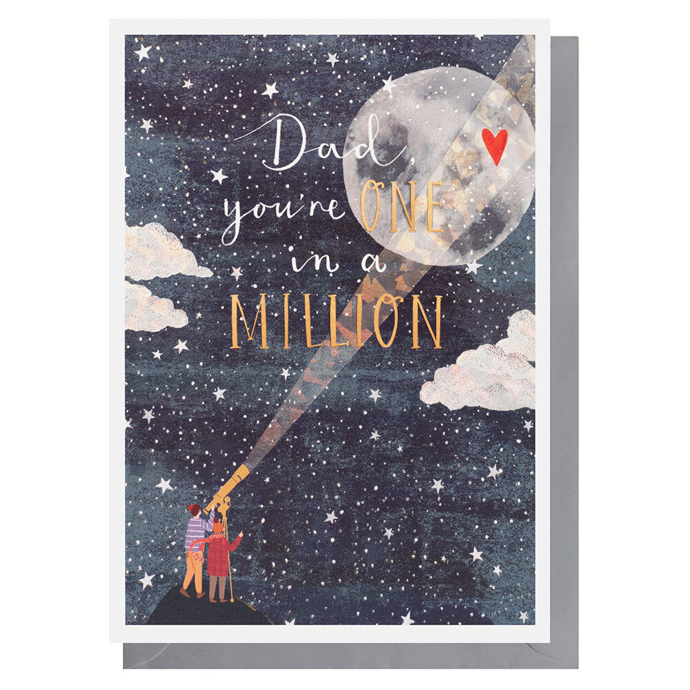 Dad One In A Million Card