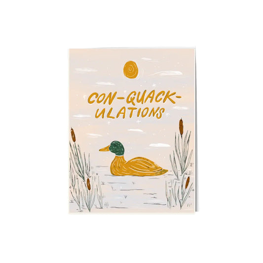 Con-quack-ulations Generic Congratulations Card
