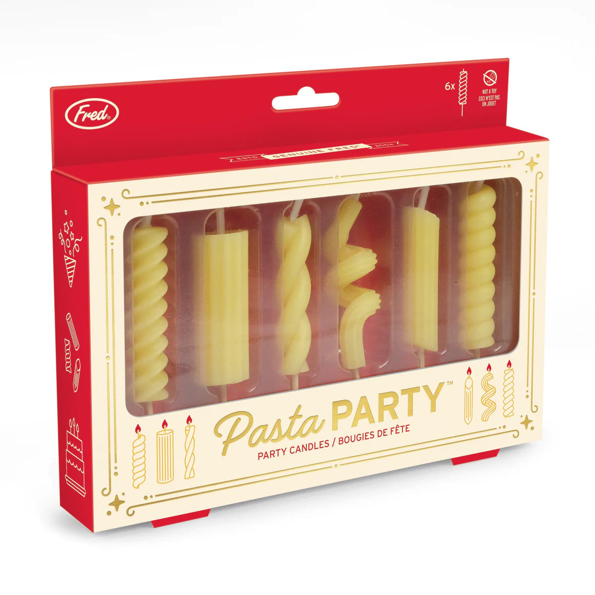 Pasta Party Birthday Candle