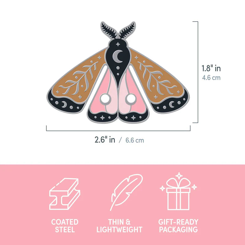 Moth Marks Moth Bookmarks