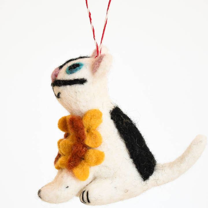 Salvador Catli Art Cat Felt Decoration