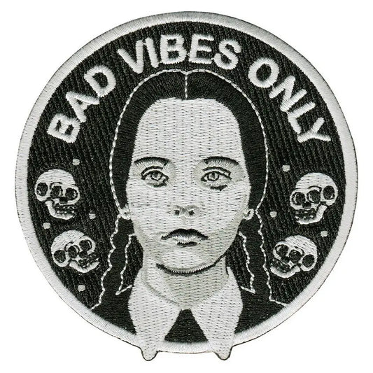 #15 Bad Vibes Only Iron On Patch
