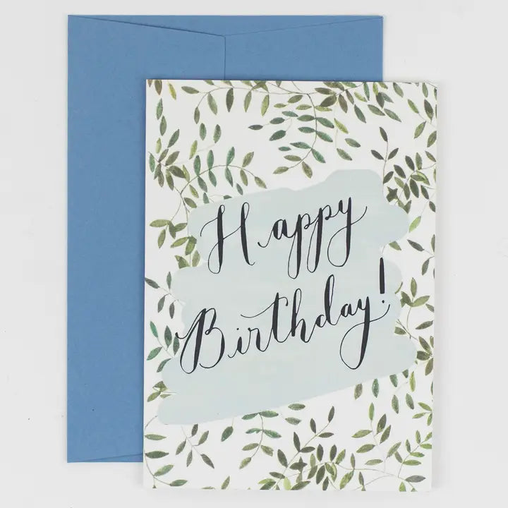 Happy Birthday Vines Card