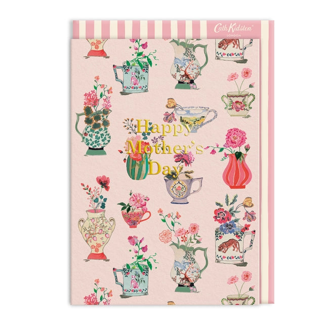 Happy Mother's Day Vases Card