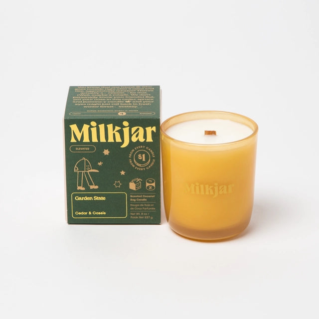 Garden State Cedar & Cassis Coconut Soy 8oz Candle