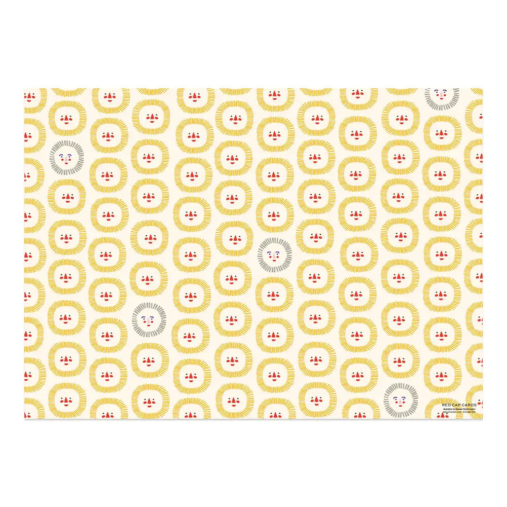 Sunshine Smiles 3 Sheets Roll Wrap