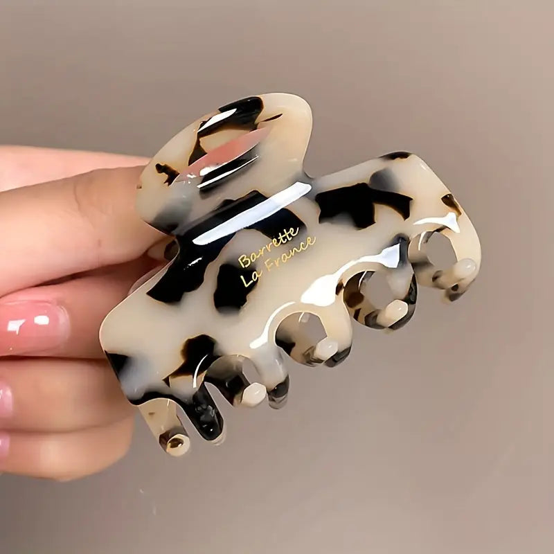 Acetate Shark Grip Claw Barrette, Medium Hair Clip Shark Claw