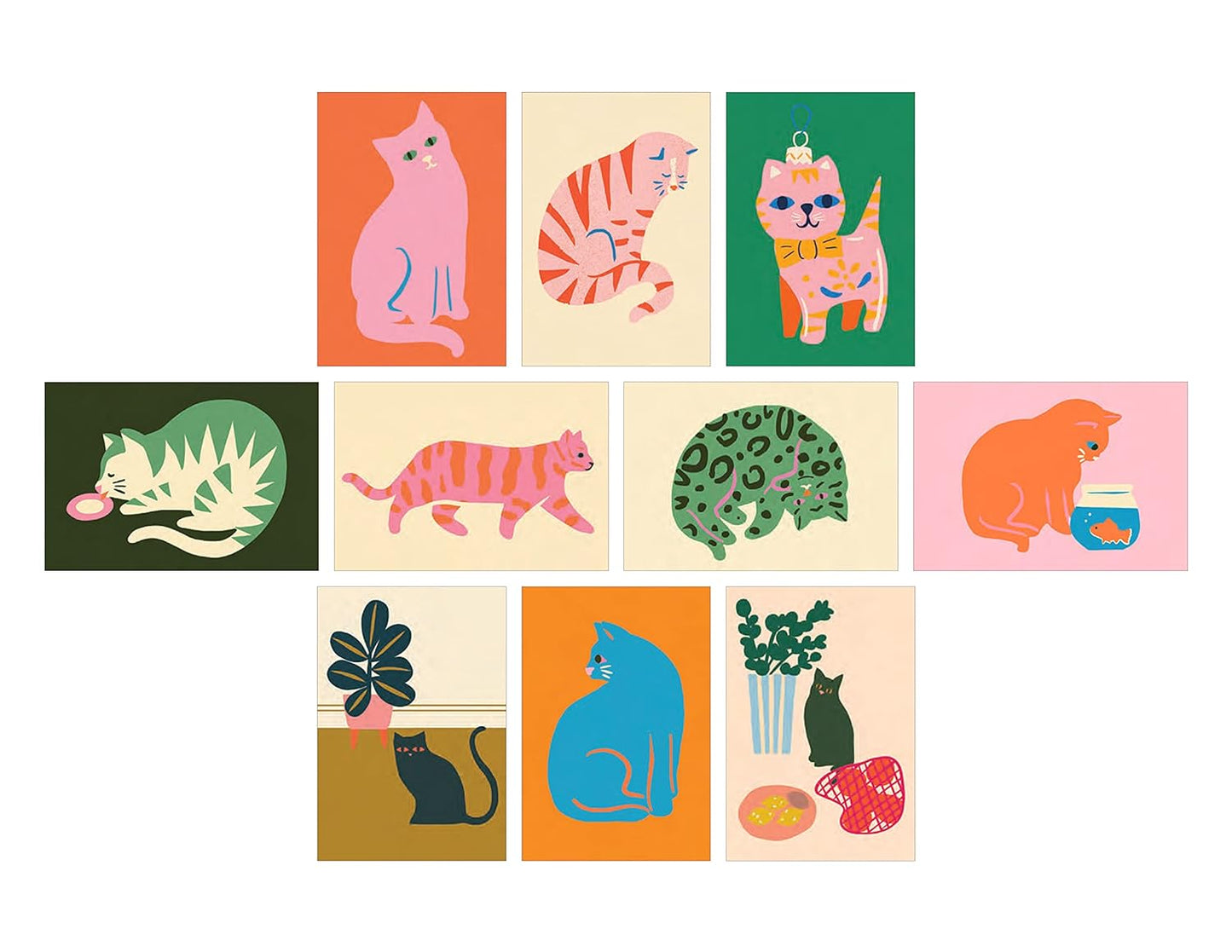 Cat Box Postcard Set