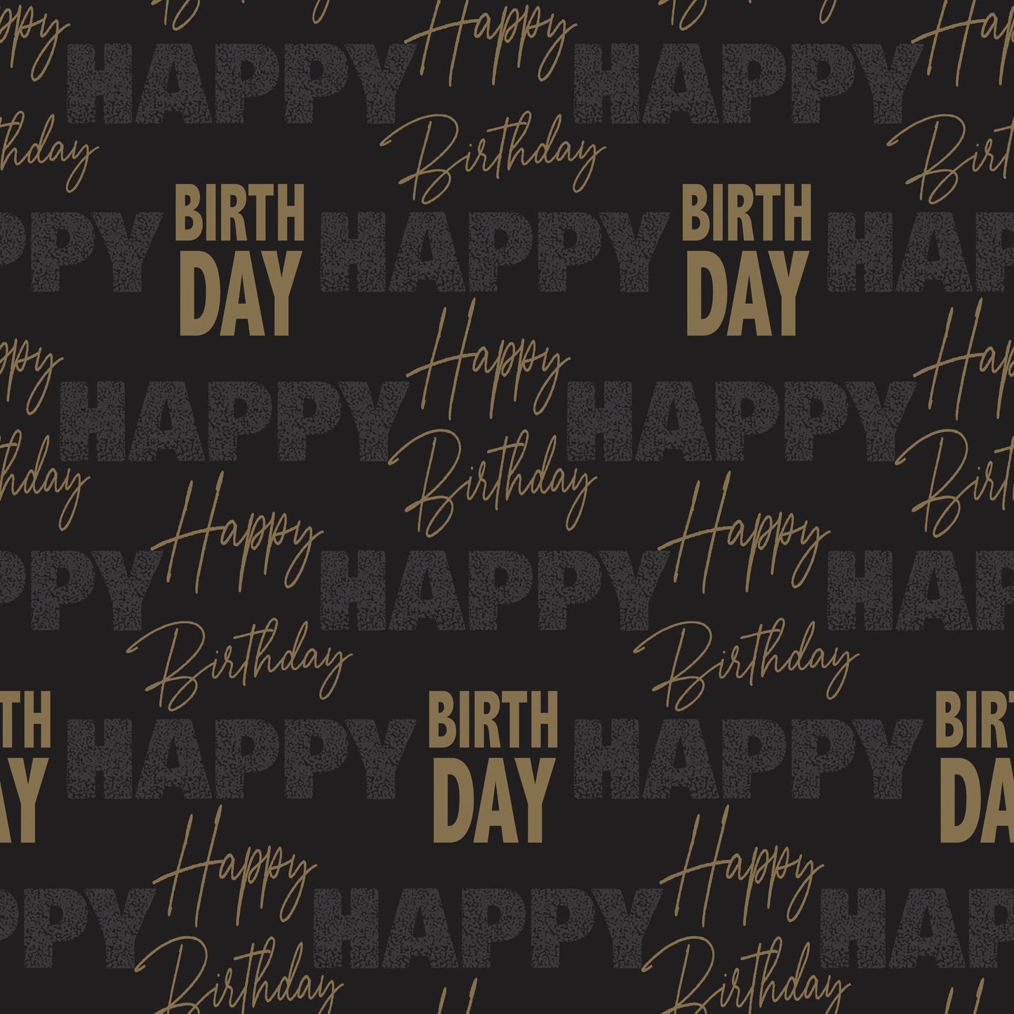 Golden Birthday Roll Wrap