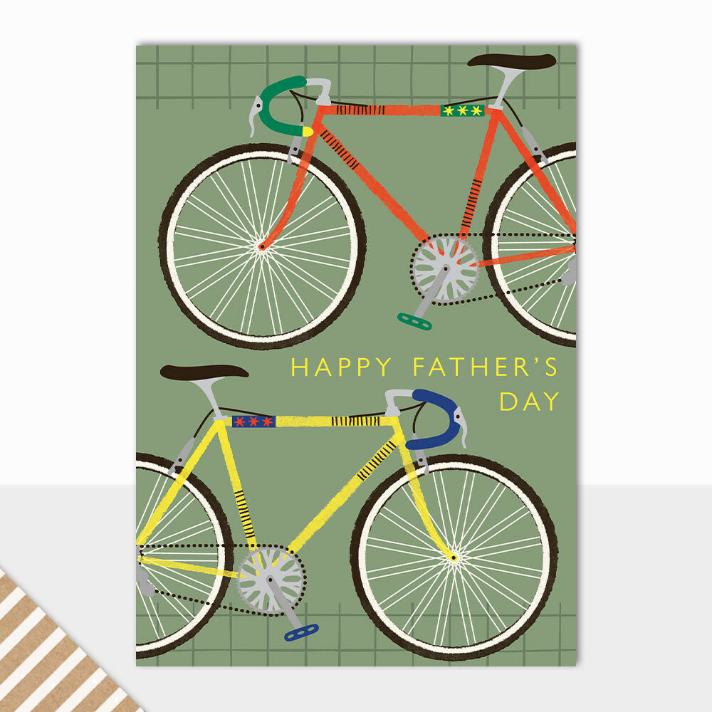 Happy Fathers Day Bikes Card